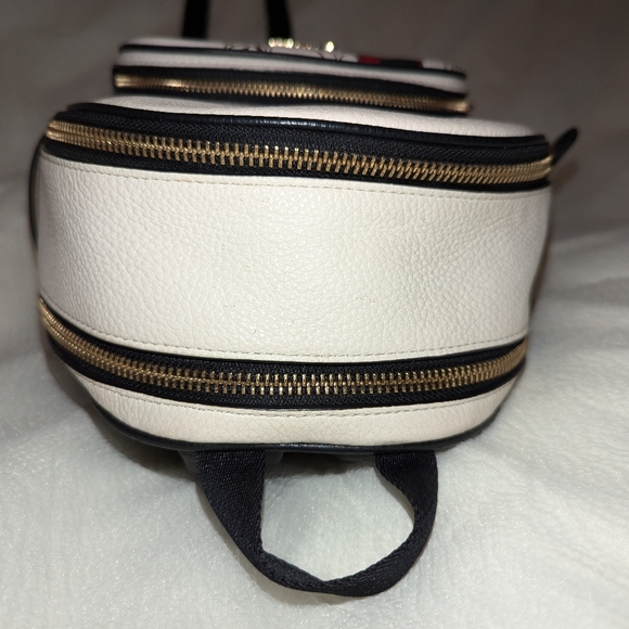 Disney X Coach Mini Court Leather Backpack With Cruella Motif Chalk White EUC - Picture 7 of 14